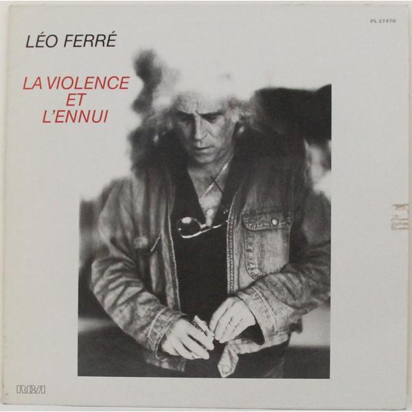 Винтажная виниловая пластинка LEO FERRE - LA VIOLENCE ET L/'ENNUI