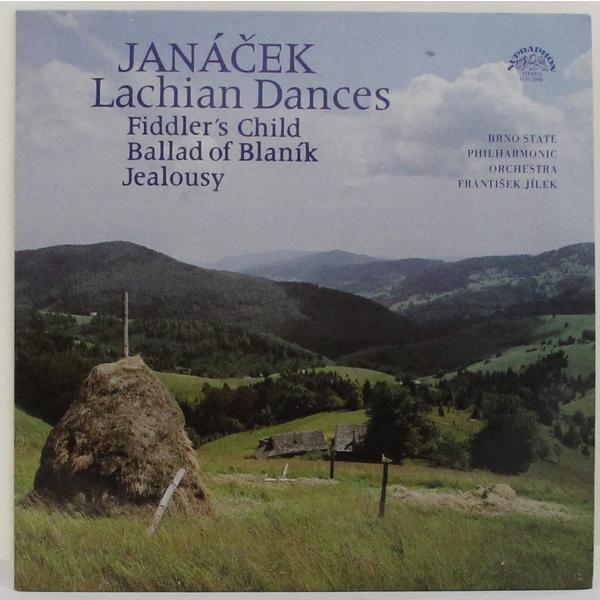 Винтажная виниловая пластинка LEOS JANACEK - LACHIAN DANCES, FIDDLER'S CHILD, BALLAD OF BLANIK, JEALOUSY (FRANTISEK JILEK)