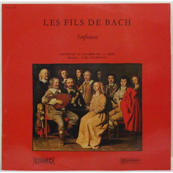 Винтажная виниловая пластинка LES FILS DE BACH: SINFONIAS (ORCHESTRE DE CHAMBRE DE LA SARRE)