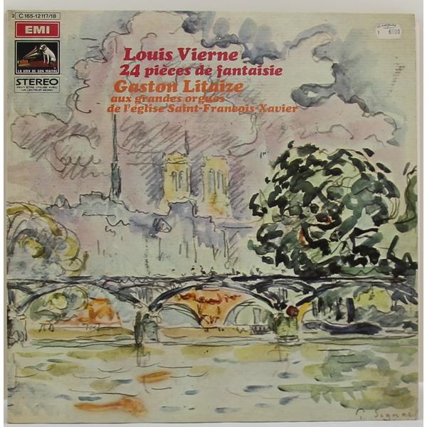 

Винтажная виниловая пластинка LOUIS VIERNE - 24 PIECES DE FANTAISIE (GASTON LITAIZE)