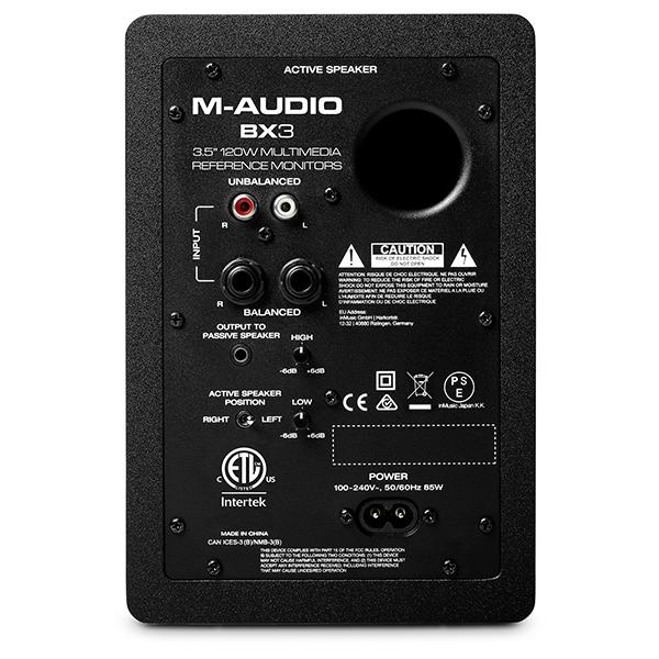 Мониторы для мультимедиа M-Audio BX3 Black - фото 4
