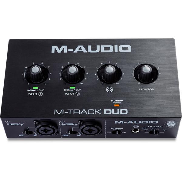 Аудиоинтерфейс M-Audio M-Track Duo аудиоинтерфейс m audio air 192 6