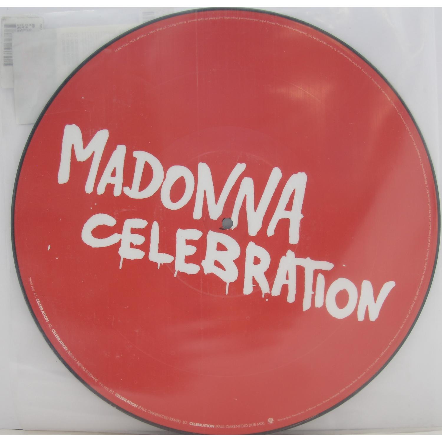 Madonna MadonnaСовременная Виниловая Пластинка Б/у  - Celebration (picture Disc) Вид№2