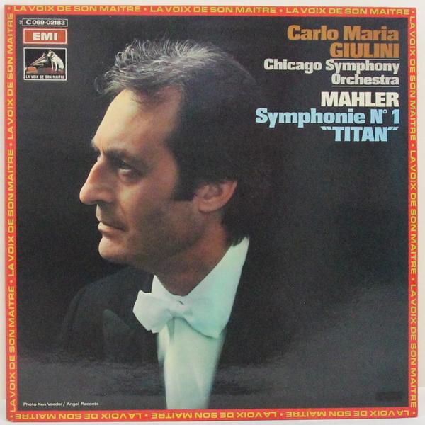 Винтажная виниловая пластинка MAHLER - SYMPHONIE № 1  TITAN  (CARLO MARIA GIULINI)