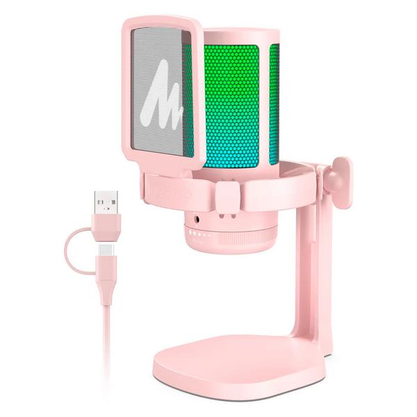 USB-микрофон Maono DGM-20 Pink - фото 2