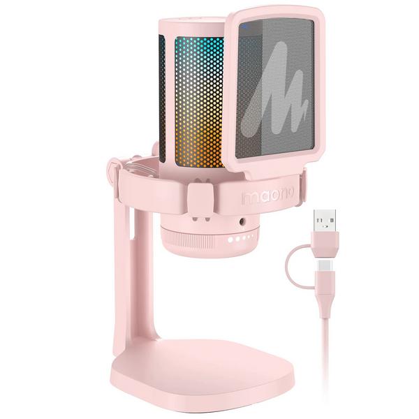 USB-микрофон Maono DGM-20 Pink - фото 1
