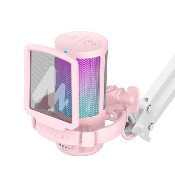 USB-микрофон Maono DGM-20S Pink - фото 2