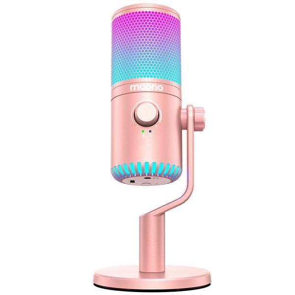 USB-микрофон Maono DM30RGB Pink - фото 2