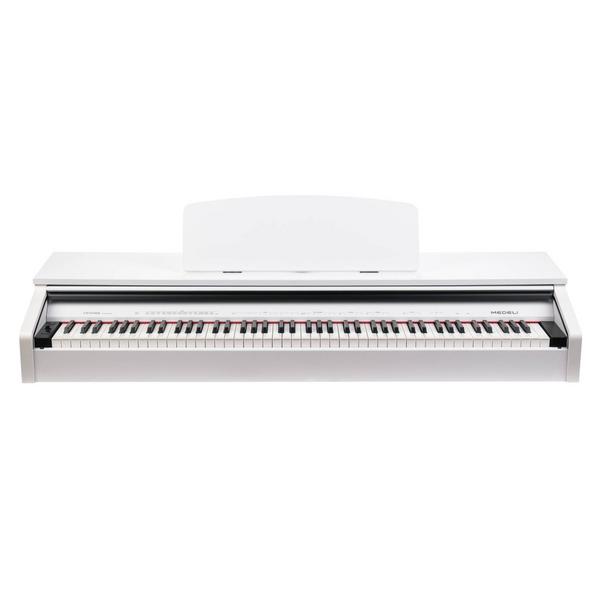 Цифровое пианино Medeli DP250RB Gloss White наклейки для клавиатуры пианино на 88 61 клавиш съемные этикетки для клавиатуры пианино для обучения пианино руководство для начинающих