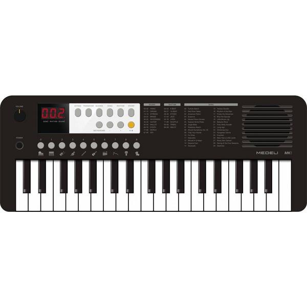 Синтезатор Medeli MK1 Black синтезатор denn dek605 mini 8 тембров полифония 4 ноты 37 клавиш