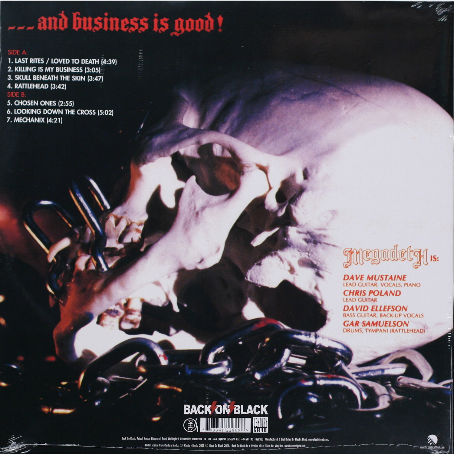 Виниловая пластинка MEGADETH - KILLING IS MY BUSINESS.