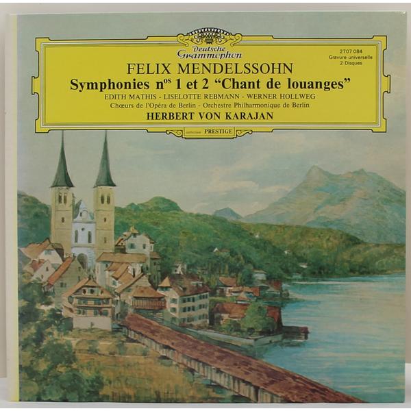

Винтажная виниловая пластинка MENDELSSOHN - SYMPHONIEN № 1 2 LOBGESANG (EDITH MATHIS, LISELOTTE REBMANN, WERNER HOLLWEG)