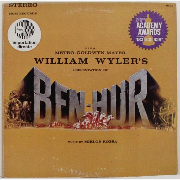 Винтажная виниловая пластинка MIKLOS ROZSA - BEN-HUR