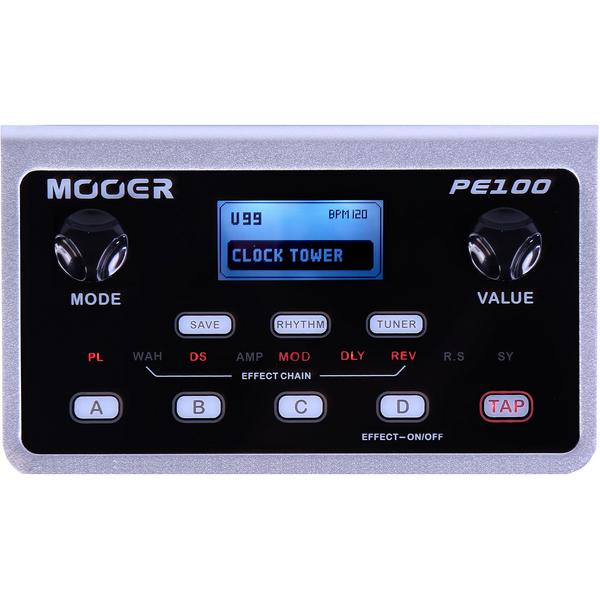 Гитарный процессор Mooer PE100 гитарный тюнер mooer baby tuner