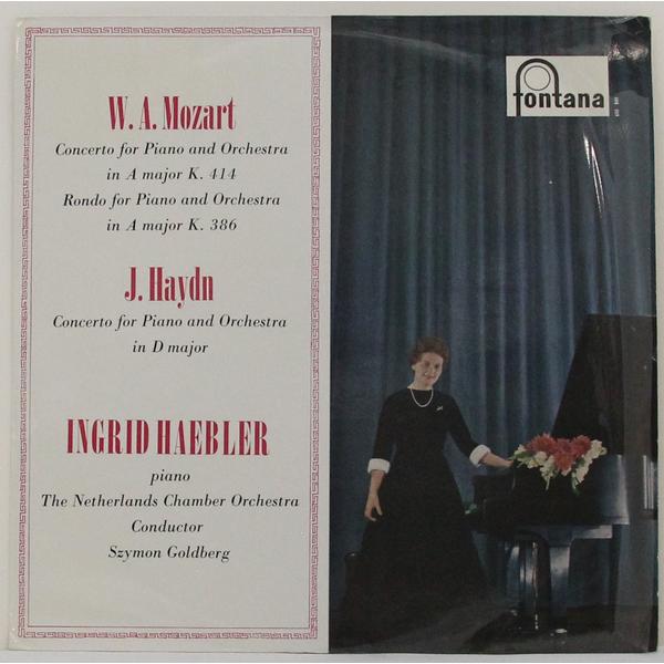 Винтажная виниловая пластинка MOZART - CONCERTO FOR PIANO AND ORCHESTRA K. 414, RONDO FOR PIANO AND ORCHESTRA K. 386; HAYDN - CONCERTO FOR PIANO AND ORCHESTRA IN D MAJOR (INGRID HAEBLER)