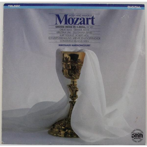 Винтажная виниловая пластинка MOZART - GROSSE MESSE IN C-MOLL, KV 427 (NIKOLAUS HARNONCOURT)