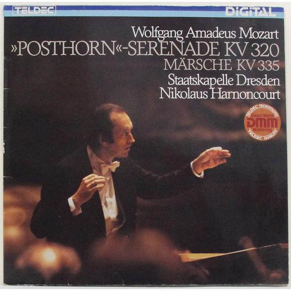 Винтажная виниловая пластинка MOZART - POSTHORN SERENADE KV 320, MARSCHE KV 335 (NIKOLAUS HARNONCOURT)