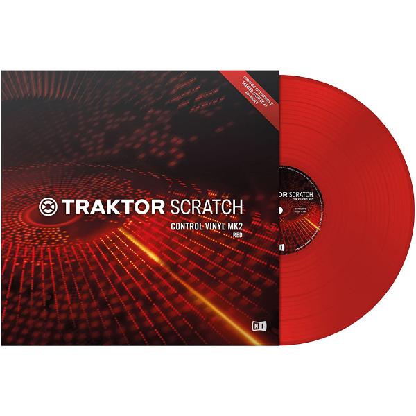 DJ виниловый проигрыватель Native Instruments Таймкод  Traktor Scratch Pro Control Vinyl MK2 Red - фото 2
