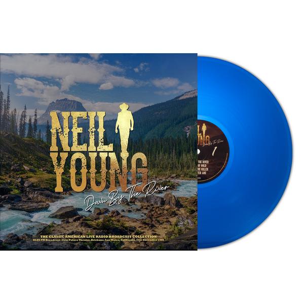 Neil Young Neil Young - Down By The River: Cow Palace Theater 1986 (colour Blue) neil young neil young down by the river cow palace theater 1986 colour blue marbled