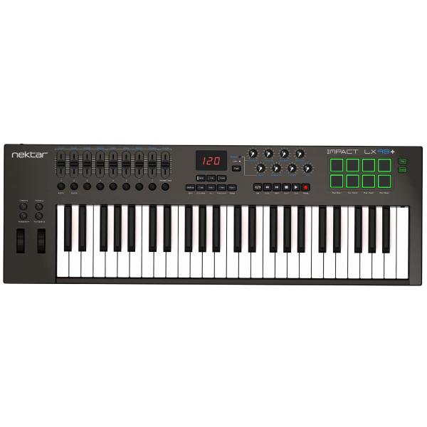 MIDI-клавиатура Nektar Impact LX49+, Профессиональное аудио, MIDI-клавиатура