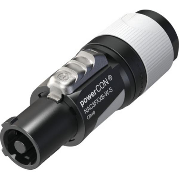 

Разъем Powercon Neutrik, NAC3FXXB-W-S