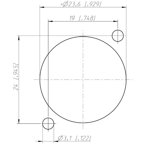 Терминал XLR Neutrik NC10FD-LX-B - фото 5