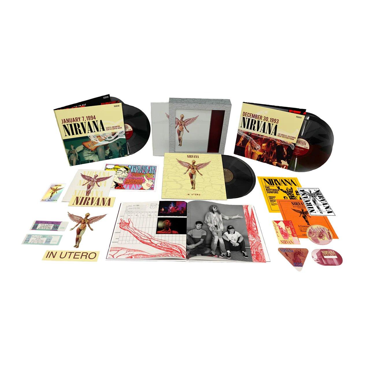 Виниловая пластинка NIRVANA - IN UTERO (BOX SET, 8 LP, 180 GR