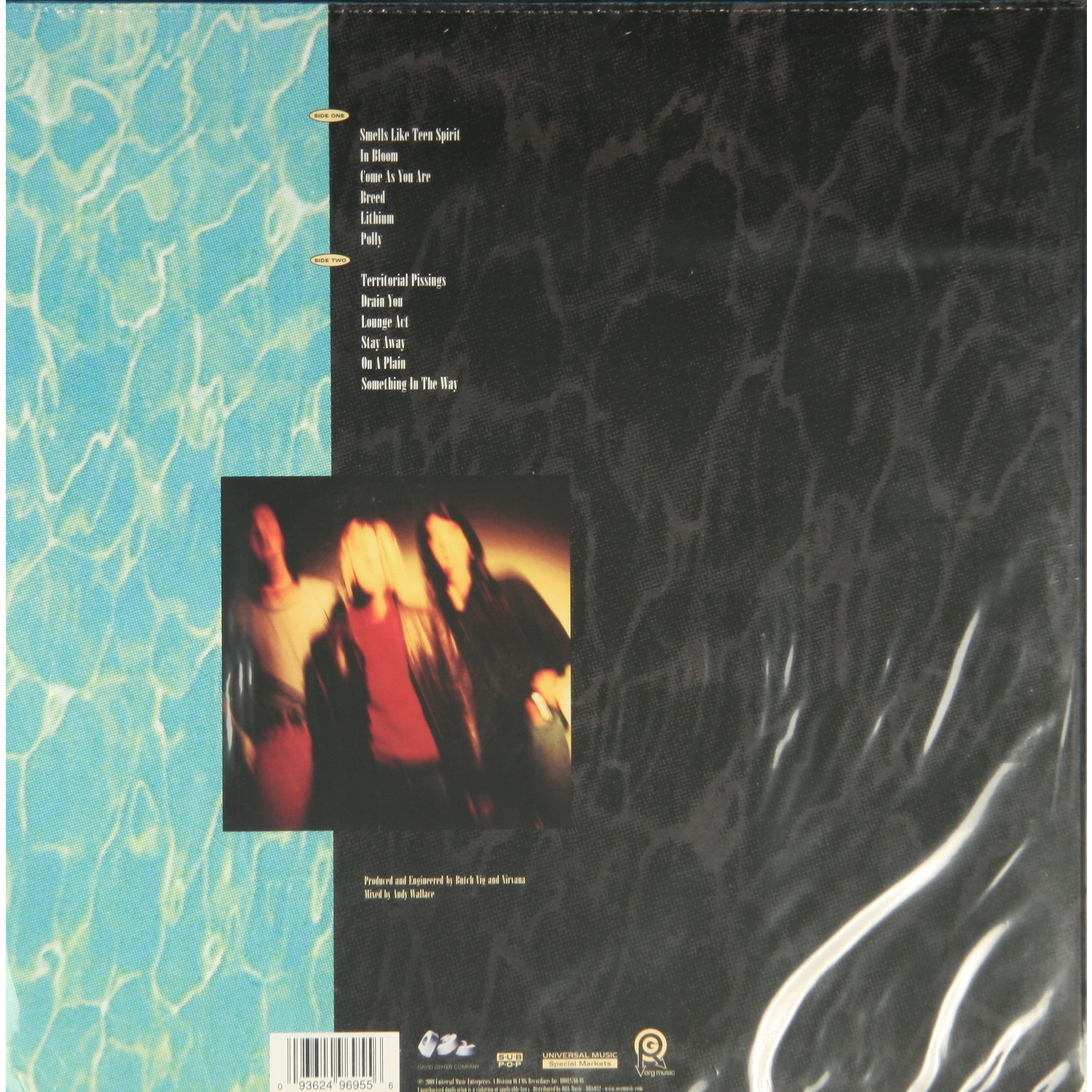 Виниловая пластинка NIRVANA - NEVERMIND (180 GR, BLACK VINYL) | Купить ...