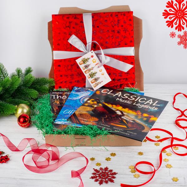 

Новогодний сет с эксклюзивными виниловыми пластинками (3 LP)