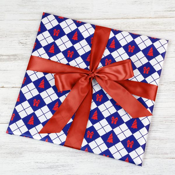 

Подарочная упаковка виниловых пластинок Audiomania, Новогодняя подарочная упаковка виниловой пластинки НОВОГОДНИЙ КОЛЛАЖ (синяя)