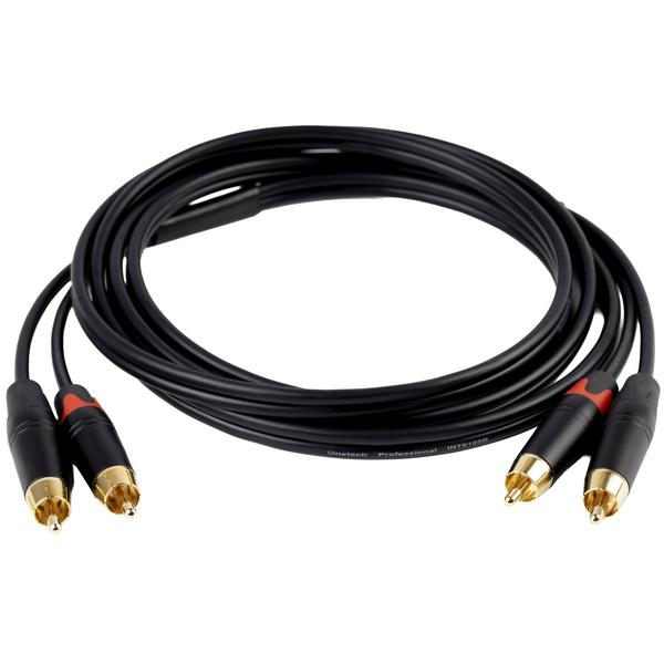 Кабель межблочный аналоговый RCA Onetech PRO 2 m
