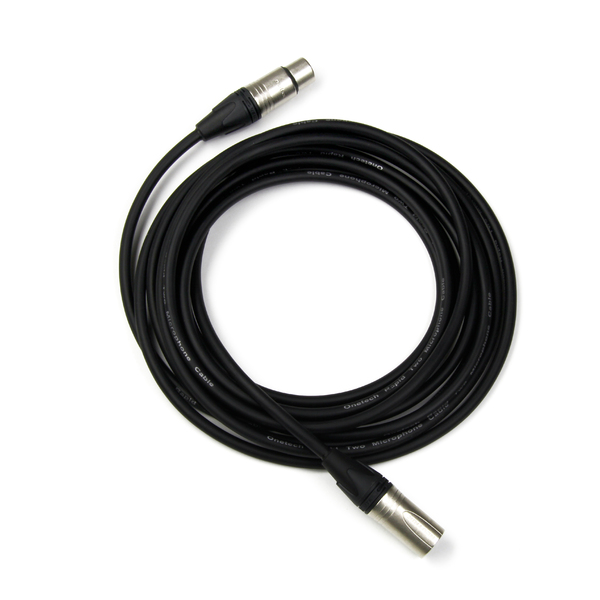 Кабель микрофонный Onetech PRO Two (XLR-XLR) Black 2 m кабель микрофонный onetech pro two xlr xlr red 1 5 m