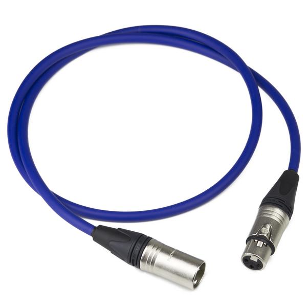 цена Кабель микрофонный Onetech PRO Two (XLR-XLR) Blue 1 m