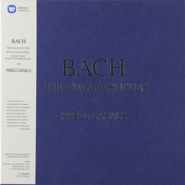 

BACH BACHPablo Casals - : The Cello Suites (3 LP)