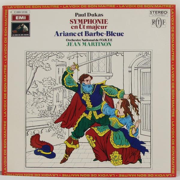 Винтажная виниловая пластинка PAUL DUKAS - SYMPHONIE EN UT MAJEUR, ARIANE ET BARBE-BLEUE (JEAN MARTINON)