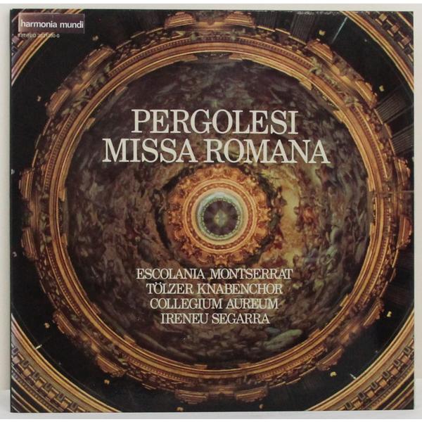 Винтажная виниловая пластинка PERGOLESI - MISSA ROMANA (IRENEU SEGARRA)
