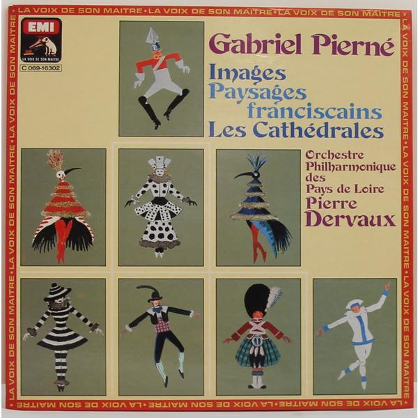 Винтажная виниловая пластинка PIERNE - IMAGES, PAYSAGES FRANCISCAINS, LES CATHEDRALES (ORCHESTRE PHILHARMONIQUE DES PAYS DE LOIRE)