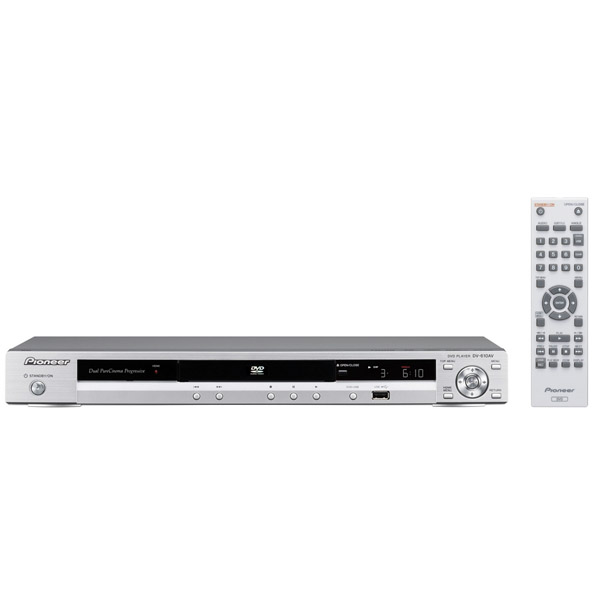 Pioneer DV-610AV-S Silver - DVD проигрыватель | Купить в магазине ...