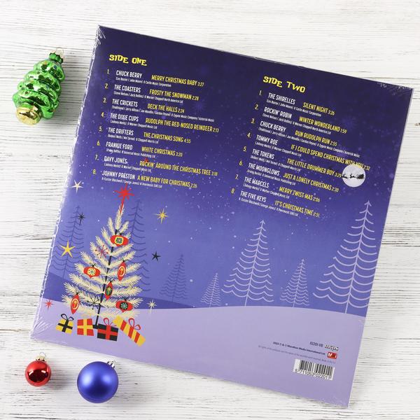 Подарочный набор  CHRISTMAS PARTY. MIDDLE  с виниловой пластинкой с рождественскими песнями в стиле рок-н-ролл - фото 3