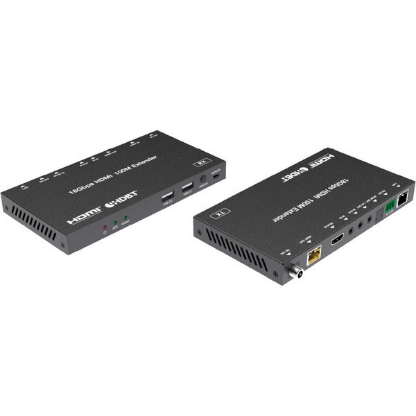 HDMI-удлинитель Prestel Приемник и передатчик HDMI-сигнала  EHD‑4K100LU
