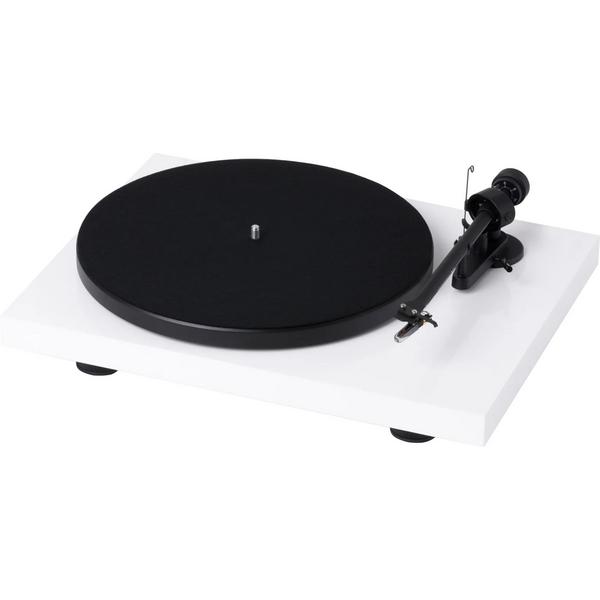 Виниловый проигрыватель Pro-Ject Debut RecordMaster II White (OM-5e) проигрыватель виниловых дисков pro ject debut recordmaster ii piano om5e