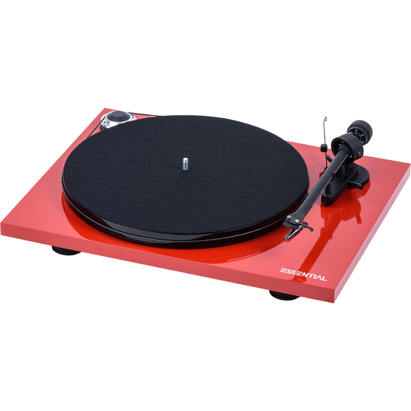 Виниловый проигрыватель Pro-Ject Essential III BT Red (OM-10) - Виниловый проигрыватель Виниловый проигрыватель Pro-Ject Essential III BT Red (OM-10) - Виниловый проигрыватель