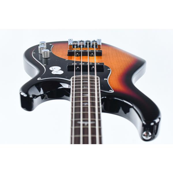 Бас-гитара PRS SE Kestrel Tri-Color Sunburst - фото 3