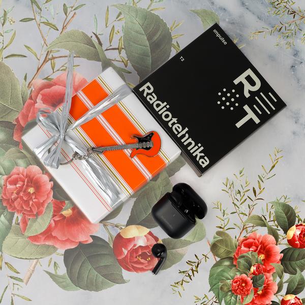 

TWS-наушники Radiotehnika, Impulse T2 Black в подарочной упаковке с брелоком-гитарой