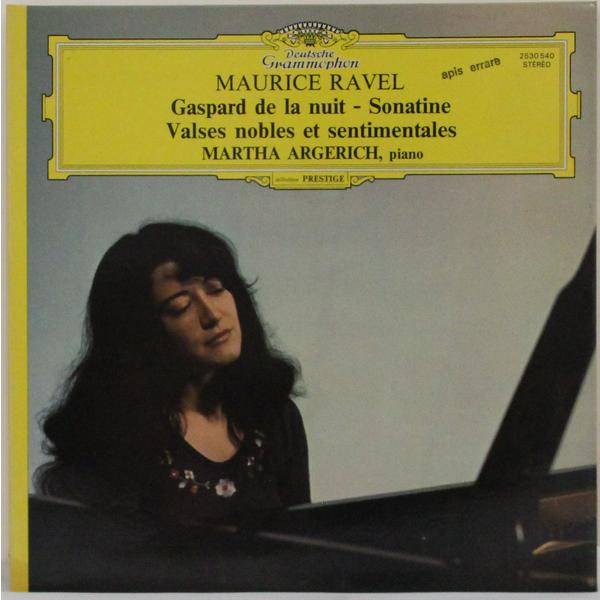 

Винтажная виниловая пластинка RAVEL - GASPARD DE LA NUIT, SONATINE, VALSES NOBLES ET SENTIMENTALES (MARTHA ARGERICH)