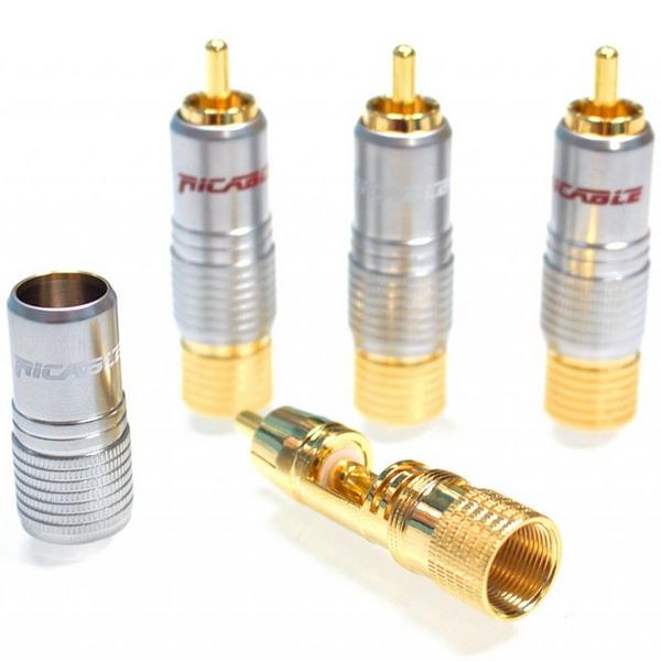 

Разъем RCA Ricable, Custom RCA Hi-End (4 шт.)