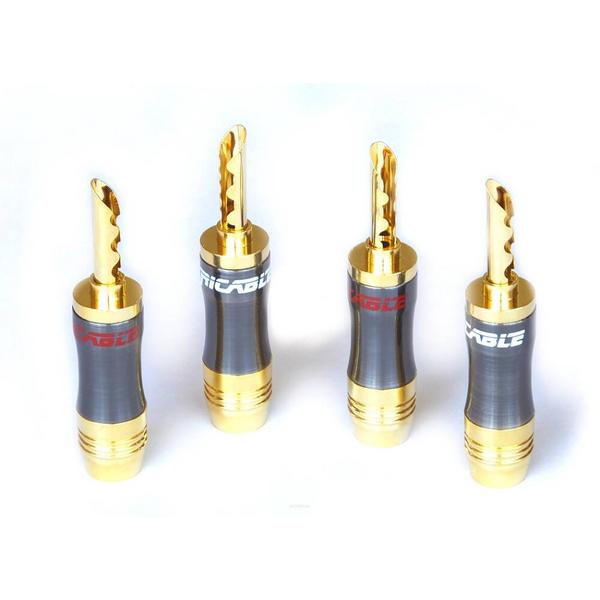

Разъем акустический типа "банан" Ricable, Custom Speaker Banana Hi-Fi (4 шт.)