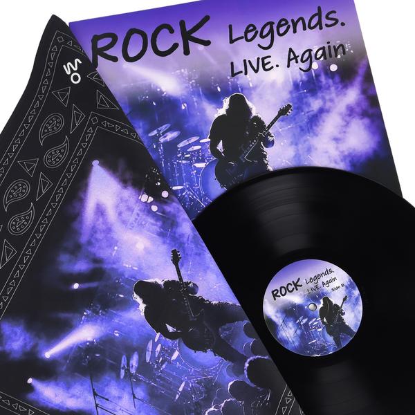 Подарочный набор с виниловой пластинкой Audiomania Подарочный набор  ROCK LEGENDS. LIVE. MIDDLE - фото 5