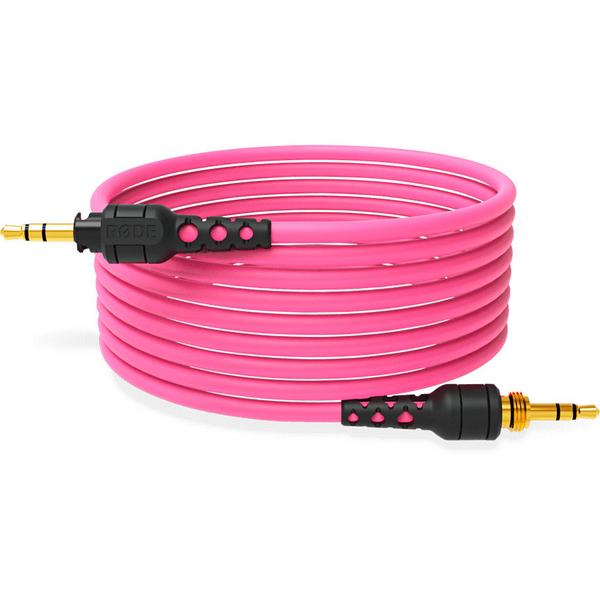 Кабель для наушников RODE NTH-CABLE Pink 2.4 m выдвижная катушка для катушки кабеля с разъемом типа 2 5 м кабель для зарядной станции для электромобилей для наружного использования