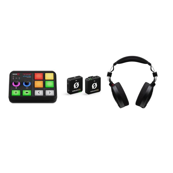 

Комплект для домашней студии RODE, STREAMER X / Wireless ME / NTH100M